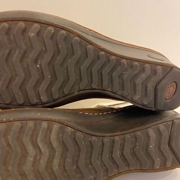 Ugg brown fur lined clogs mules size 10 sn #1937 - Picture 9 of 9